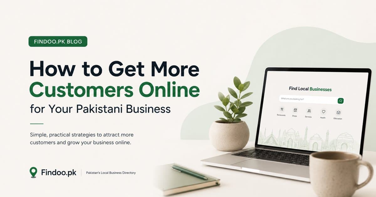 How to Get More Customers Online for Your Pakistani Business